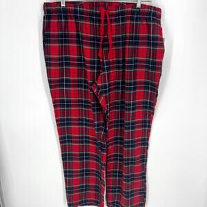 Old Navy Plaid Flannel Unisex Sleep Lounge Pants Red, Blue, Green NEW Size XL